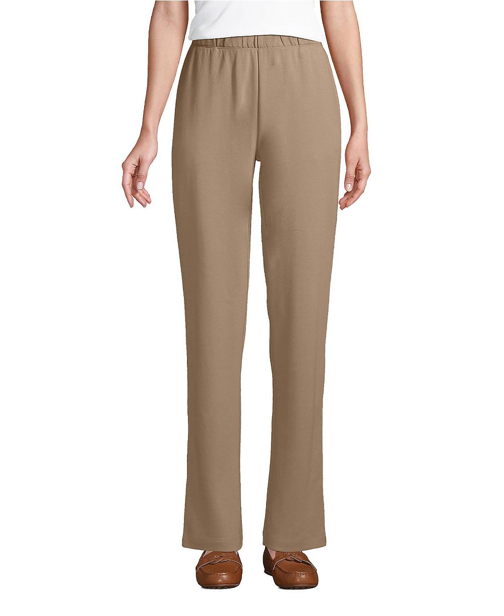 Lands' End Women's Tall Sport Knit High Rise Pants