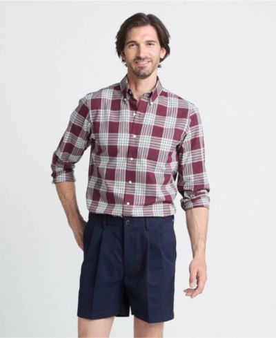 Lands' End Мужские чинос-шорты No Iron 6" Comfort Waist Pleated Front