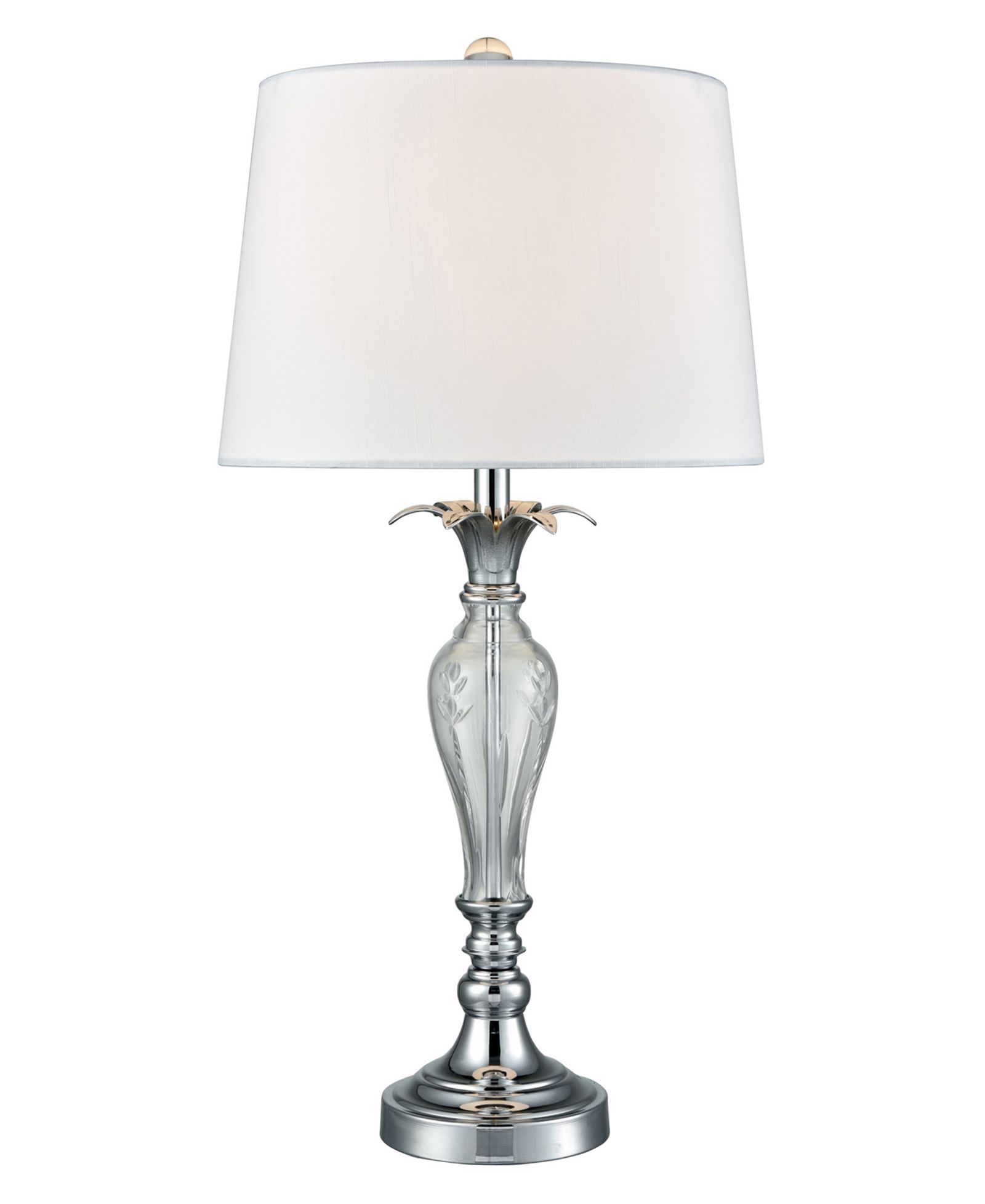 Dale Tiffany Charlotte Lead Crystal Table Lamp
