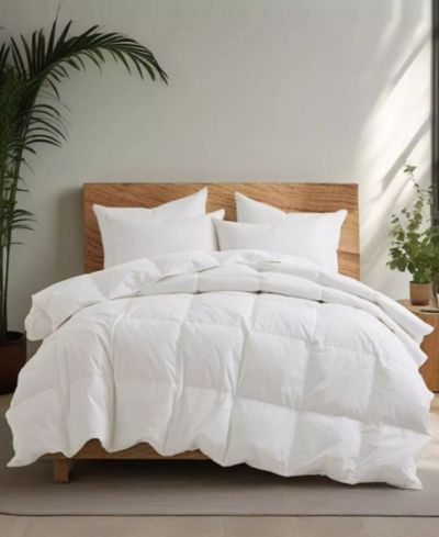 Unikome 300TC Cotton Medium Warmth Goose Feather Fiber Comforter, King