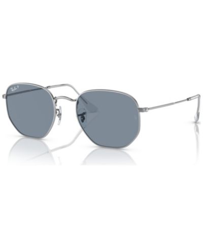 Солнцезащитные очки Ray-Ban Unisex Polarized, Hexagonal Flat Lenses