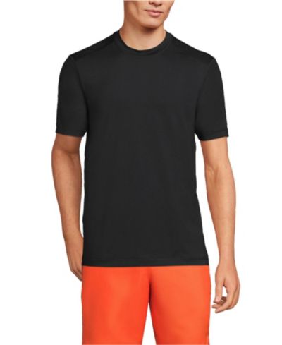 Lands' End Men's SunShade UPF 50 Short Sleeve Swim Tee Rash Guard