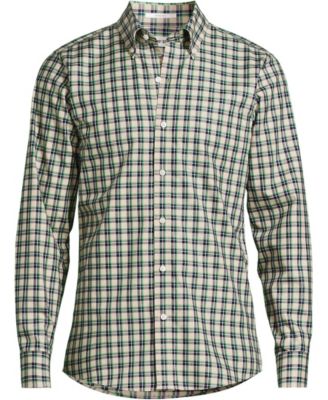 Pale flax/asparagus/navy plaid