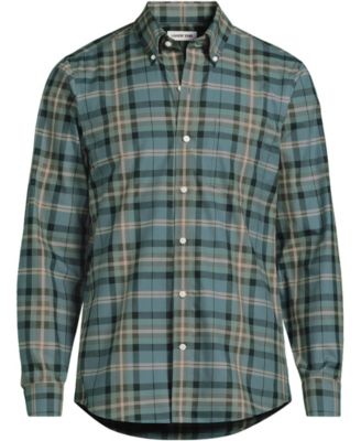 Eucalyptus/forest moss plaid