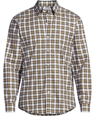 Muted yellow/navy plaid