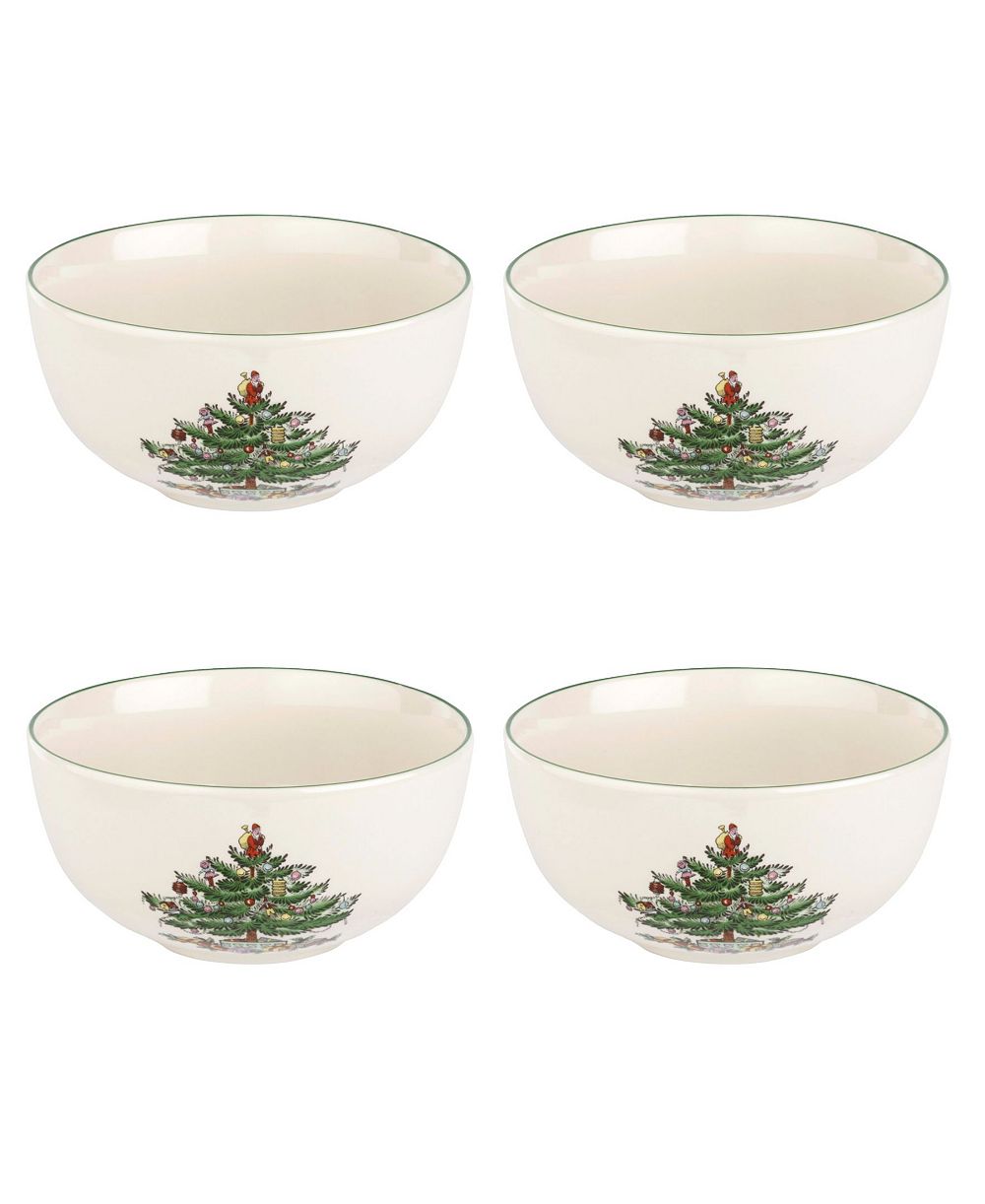 Spode Christmas Tree Individual Bowls, Set of 4