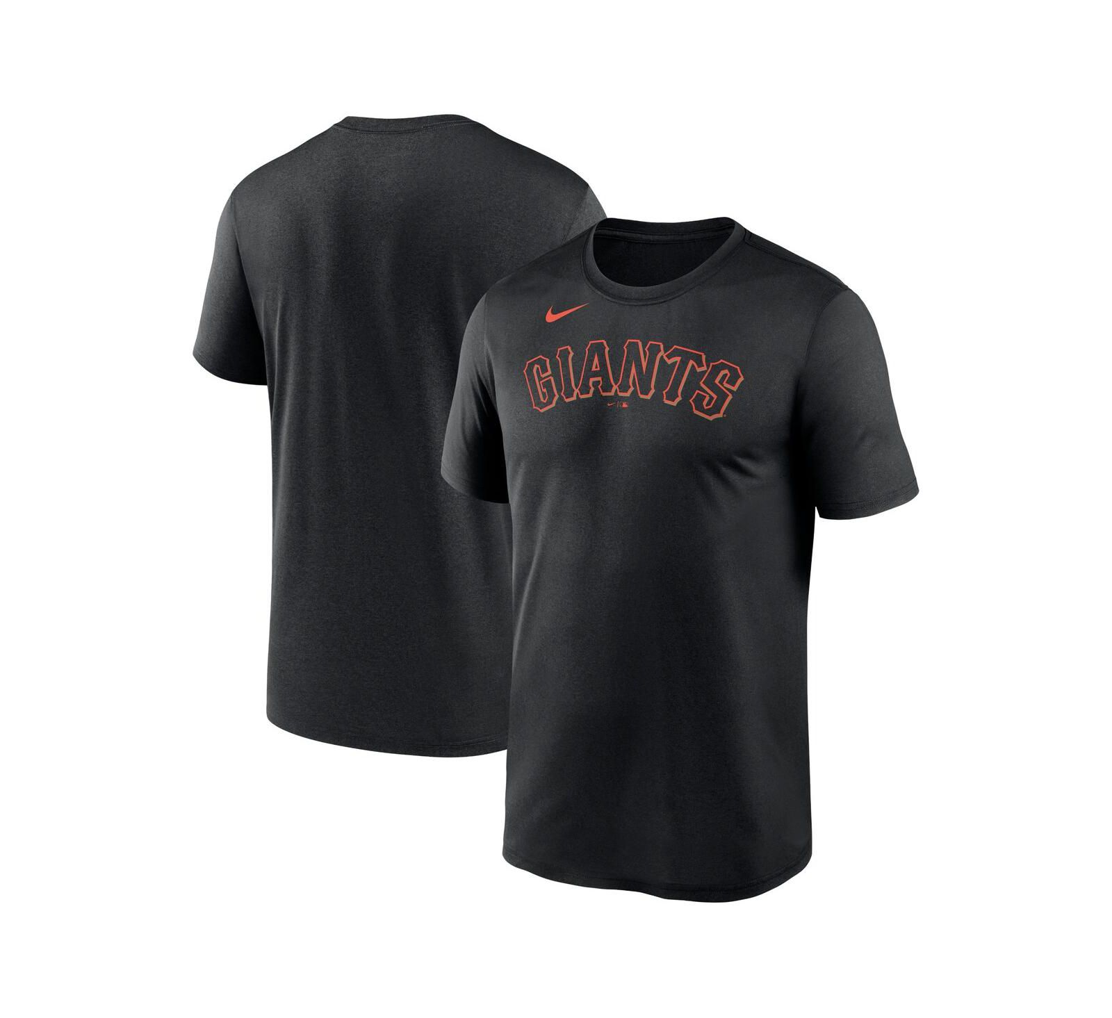 Мужская футболка Nike Black San Francisco Giants New Legend Wordmark