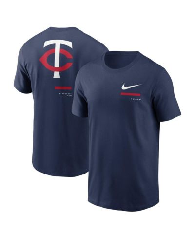 Мужская футболка Nike Navy Minnesota Twins Over the Shoulder