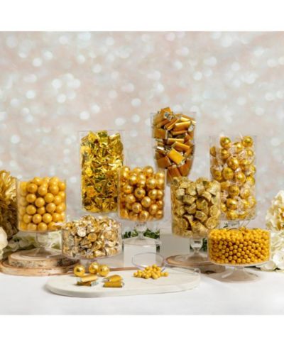 Just Candy Deluxe Gold Candy Buffet, 14 Pounds