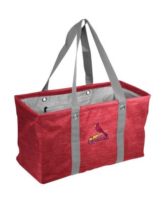Сумка-тоут Logo Brands Men's and Women's St. Louis Cardinals Crosshatch Picnic Caddy