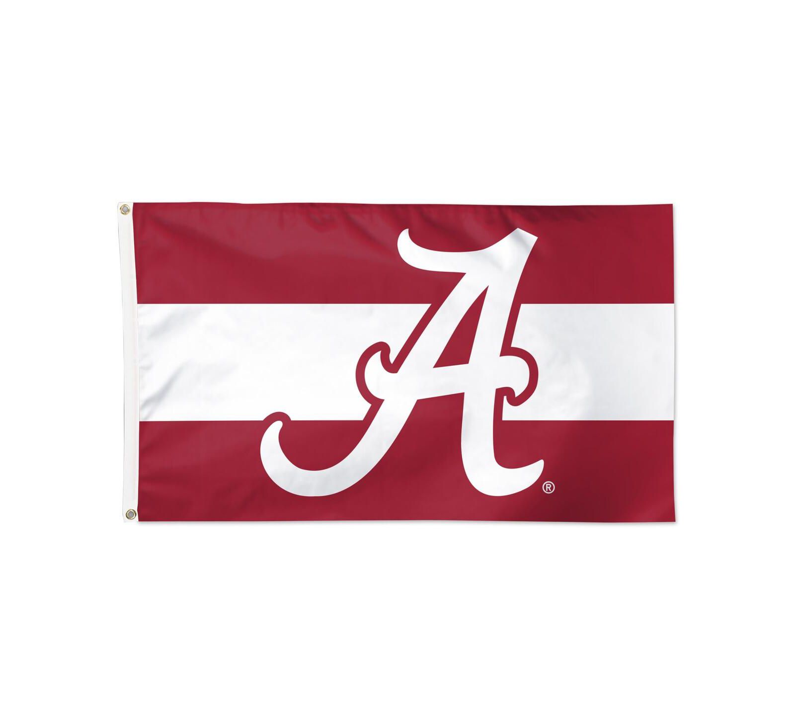 Wincraft Alabama Crimson Tide 3' x 5' Horizontal Stripe Deluxe Single-Sided Flag