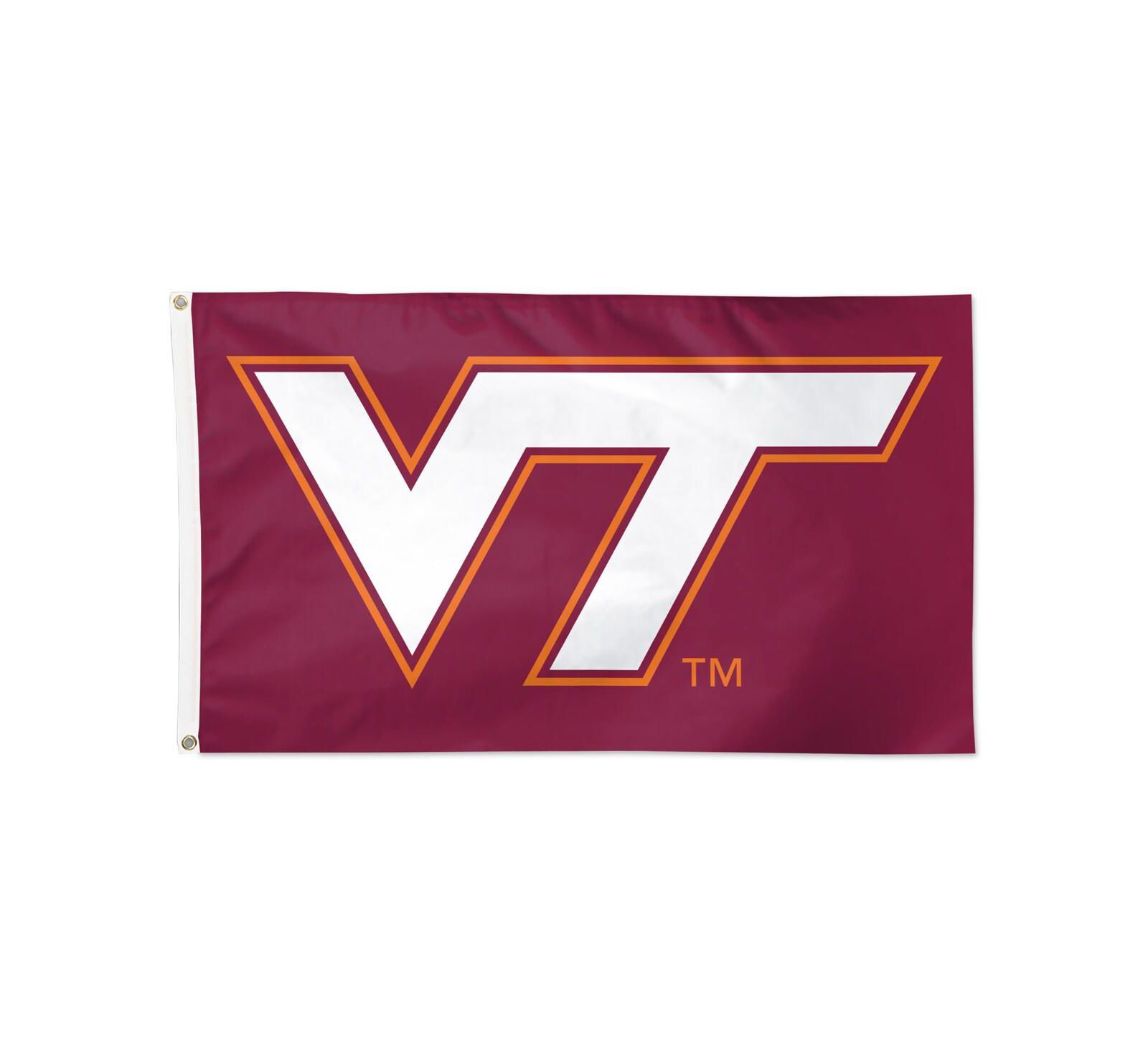 Флаг Wincraft Virginia Tech Hokies 3' x 5' Primary Logo Single-Sided