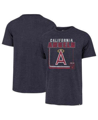 Мужская футболка '47 Brand Navy Los Angeles Angels Borderline Franklin