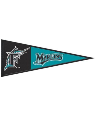 Флаг Wincraft Miami Marlins 13" x 32" Retro Logo Pennant