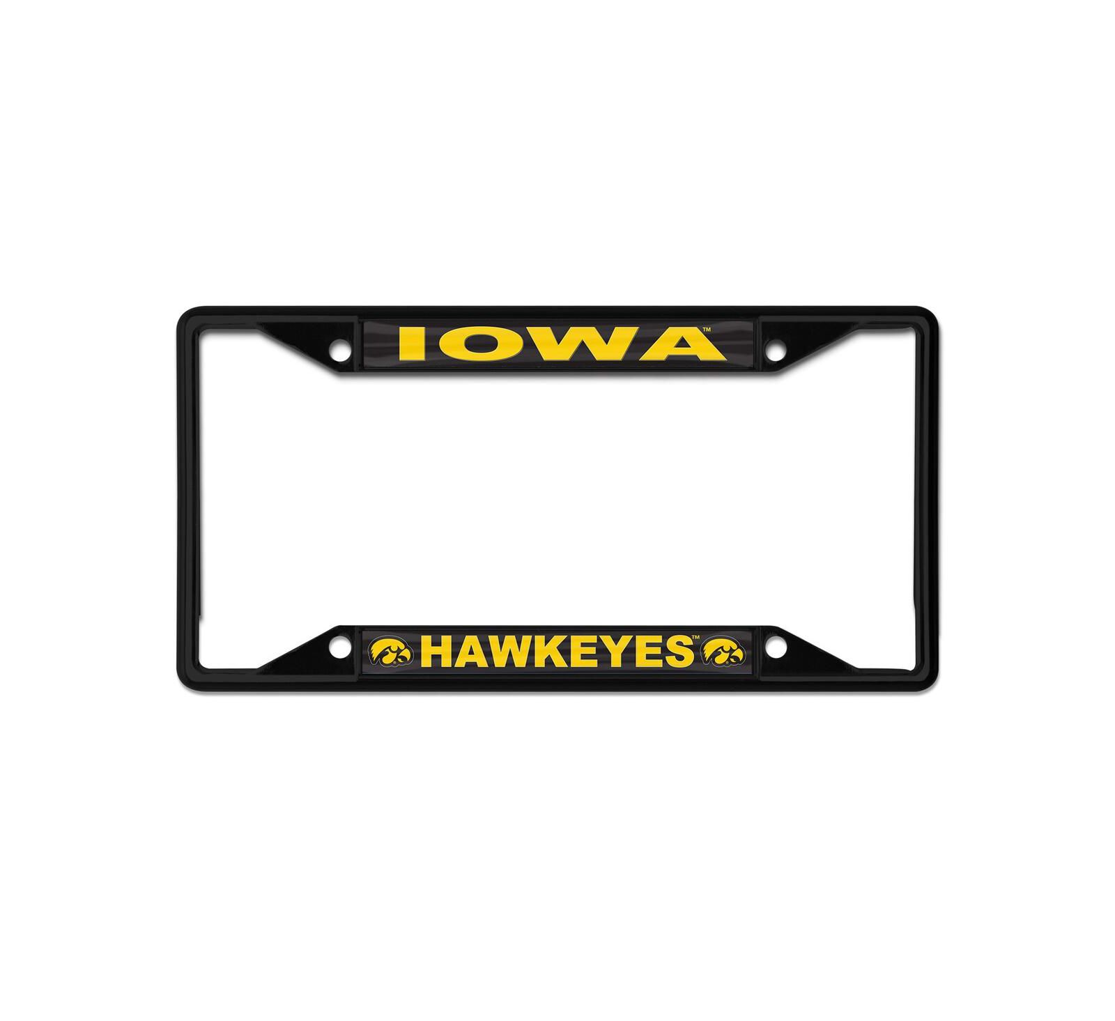 Wincraft Iowa Hawkeyes Chrome Color License Plate Frame