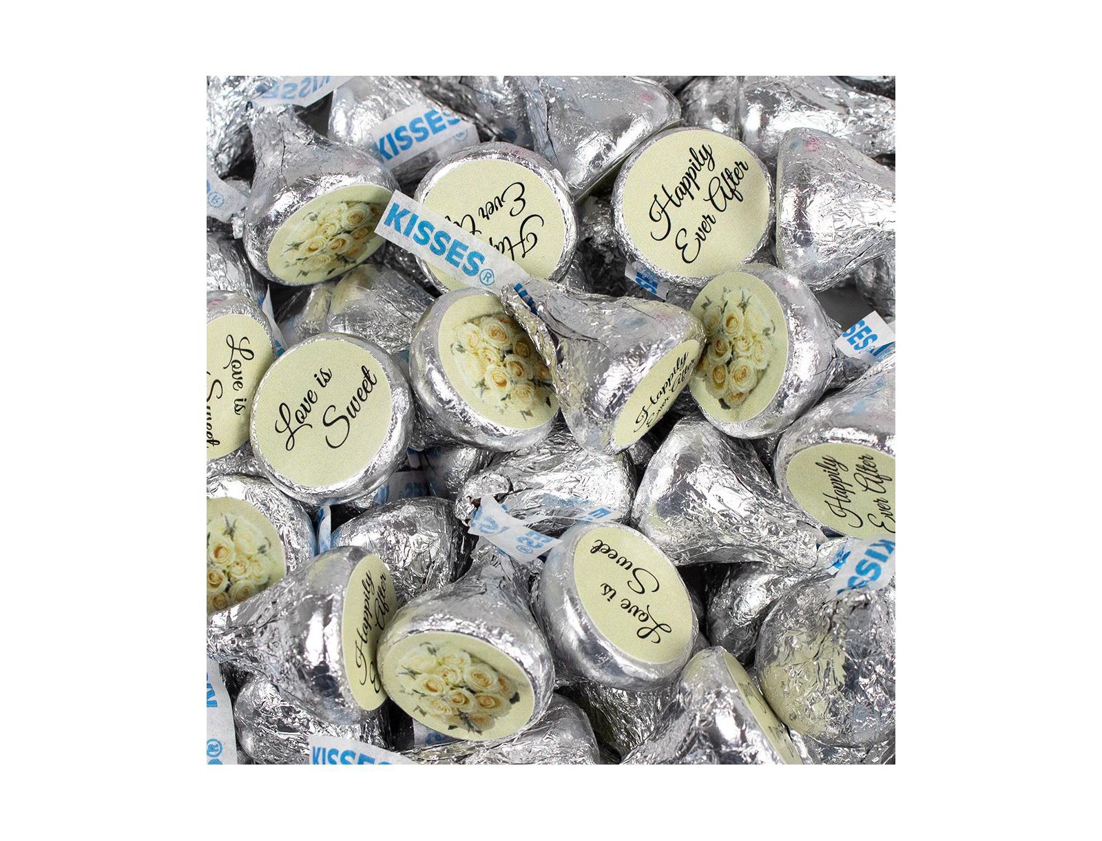 Just Candy Wedding Candy Hershey's Kisses Milk Chocolate, 90 Pieces