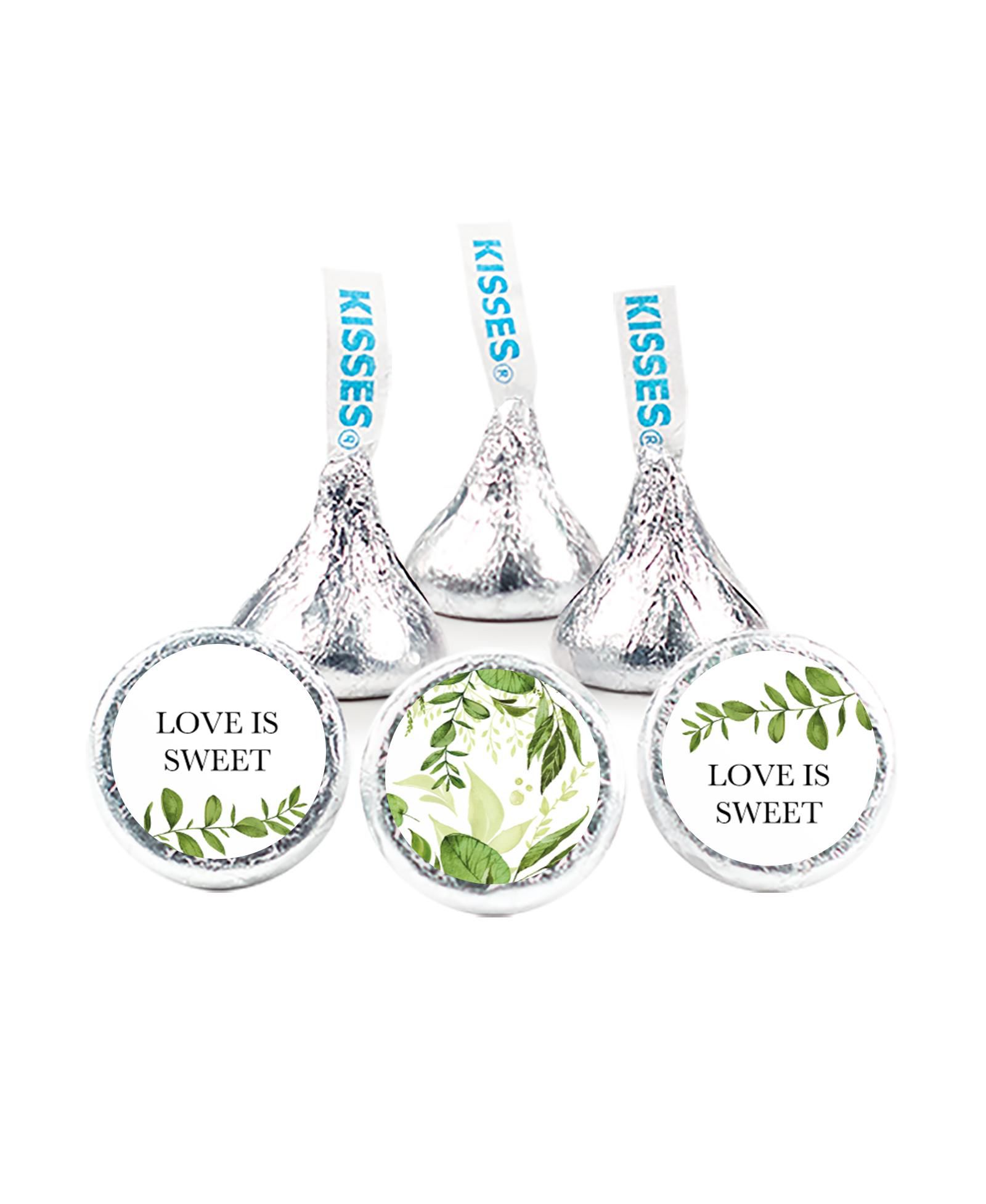 Шоколад Just Candy Wedding Candy Hershey's Kisses Milk Chocolate, 90 Pieces