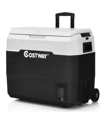 Портативный автомобильный холодильник Costway 42 QT Dual-Zone