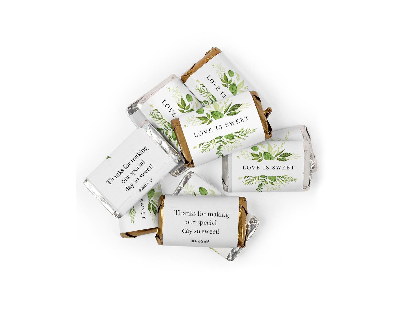 Шоколадные конфеты Just Candy Wedding Candy Hershey's Chocolate Party Favors, 76 Pieces