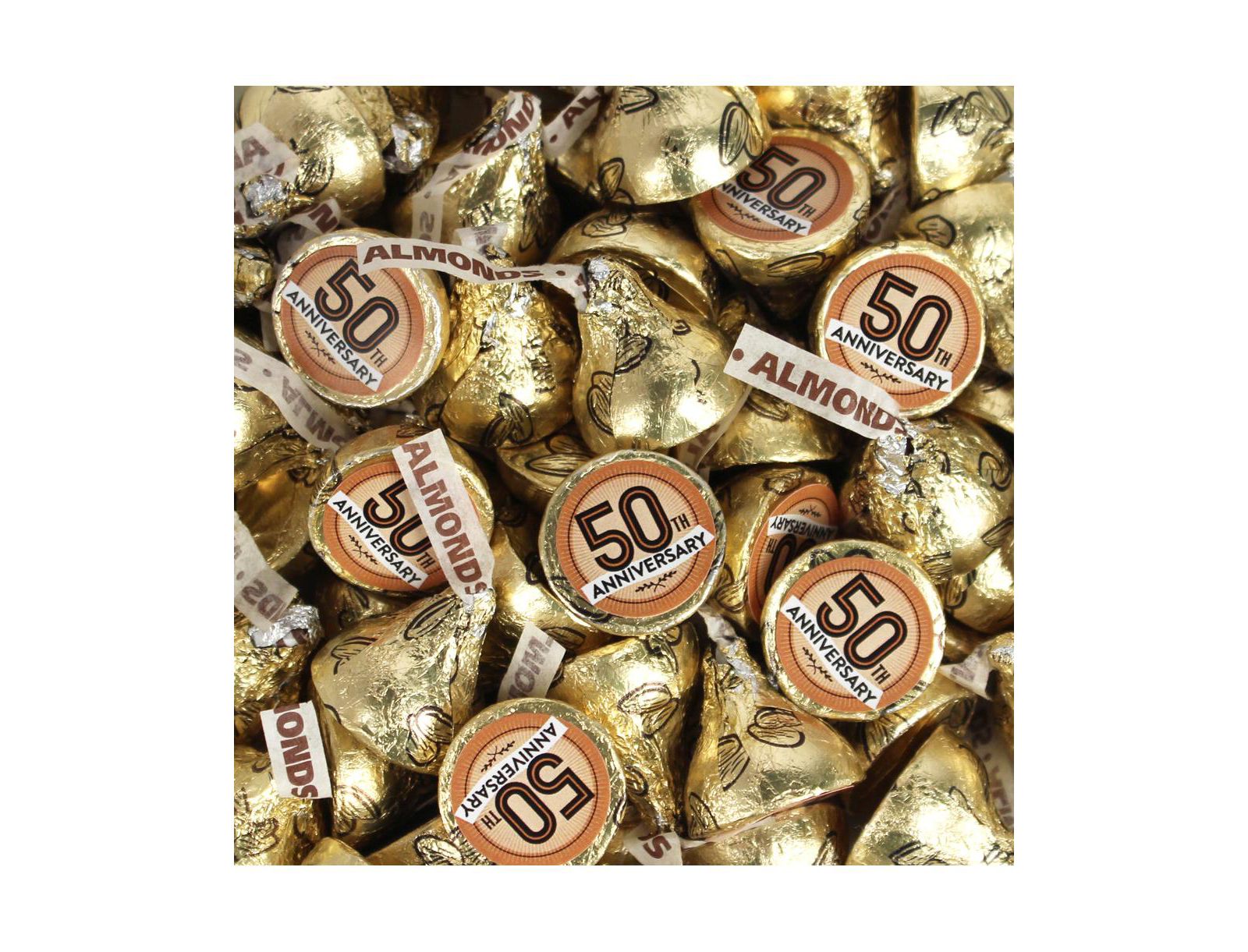 Шоколад Hershey's Kisses 50th Anniversary Gold Candy