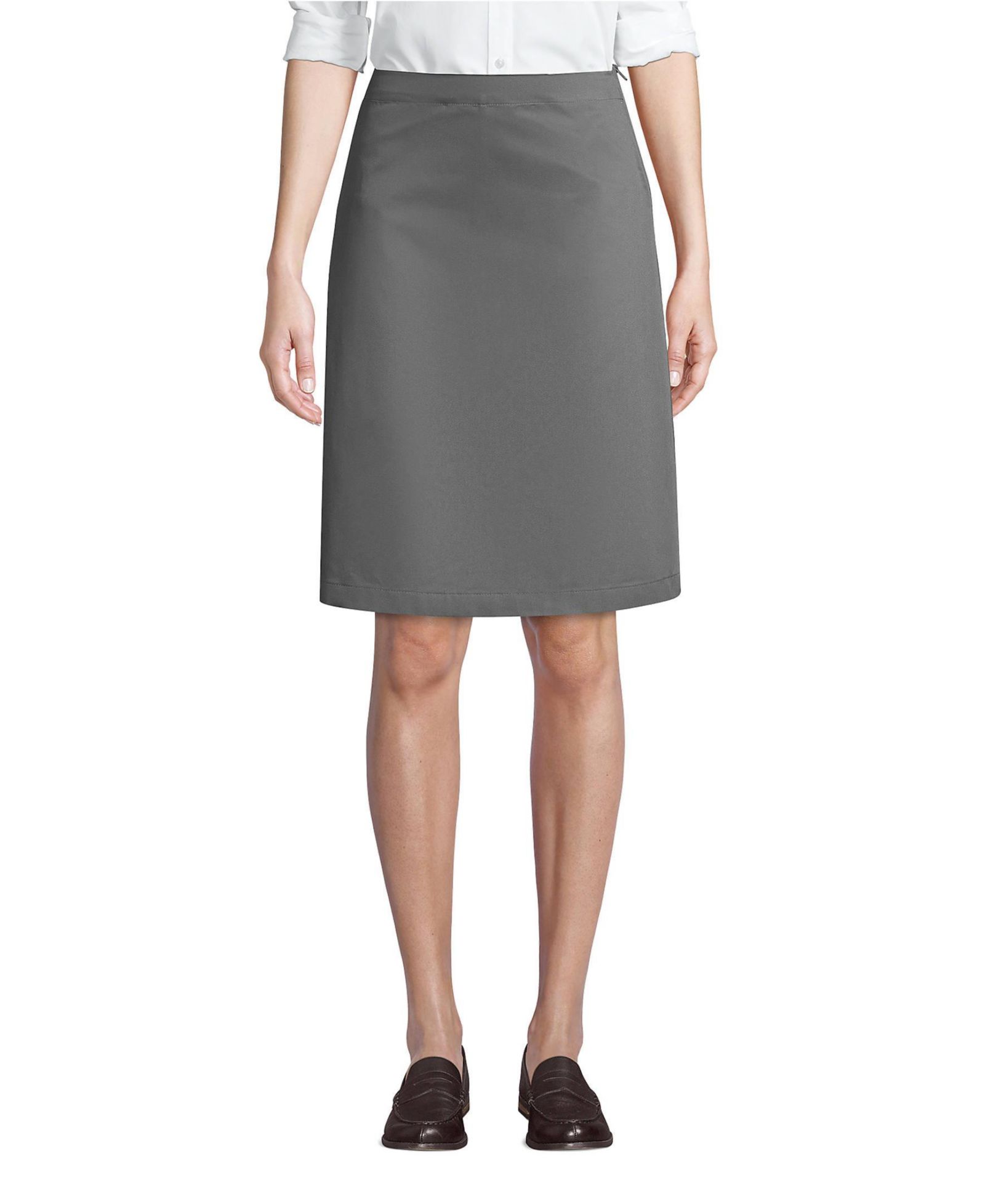 Lands' End Women's Blend Chino Skort Top of Knee