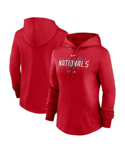 Женское худи Nike Red Washington Nationals Authentic Collection Performance