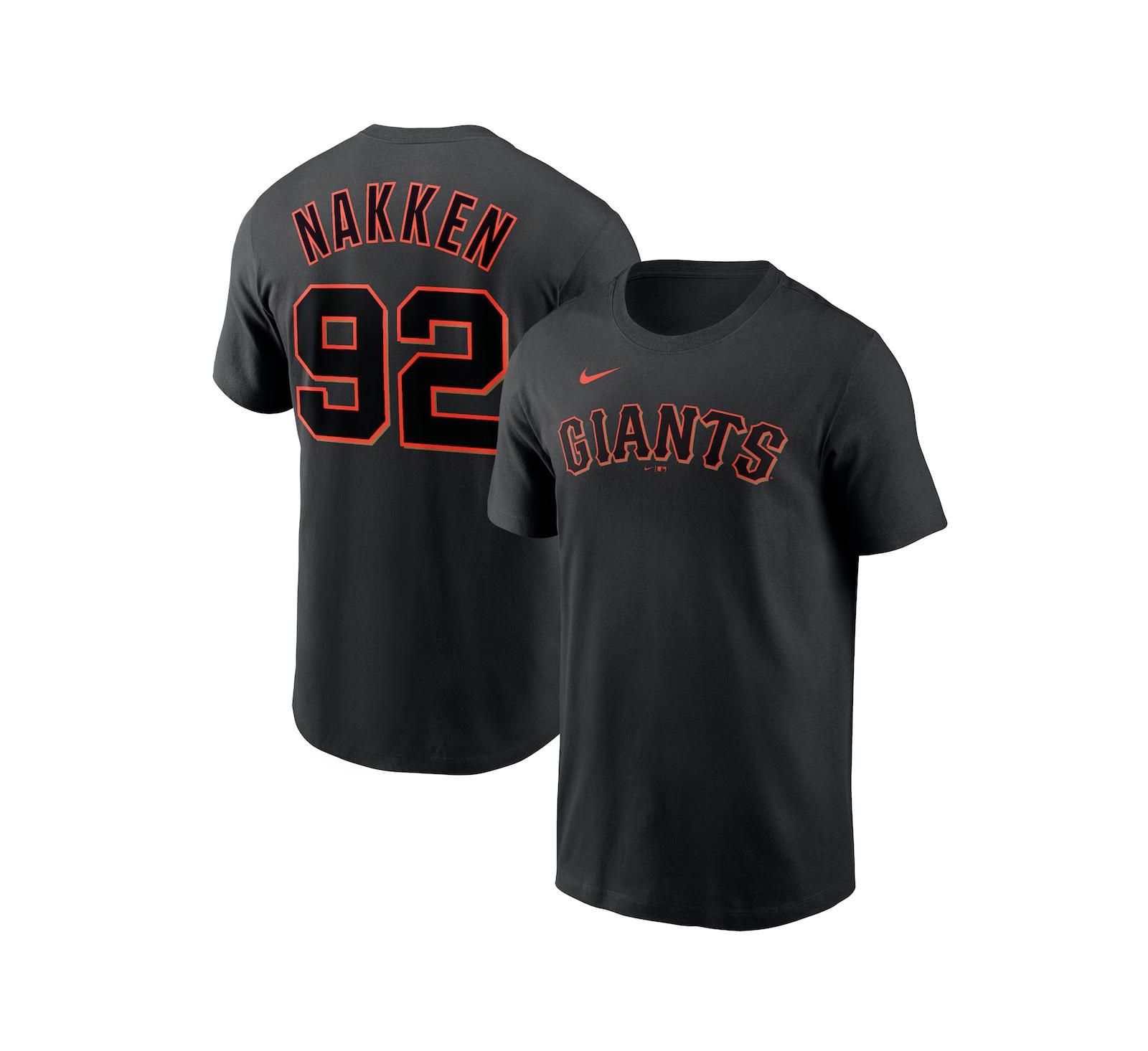 Мужская футболка Nike Alyssa Nakken San Francisco Giants, черная