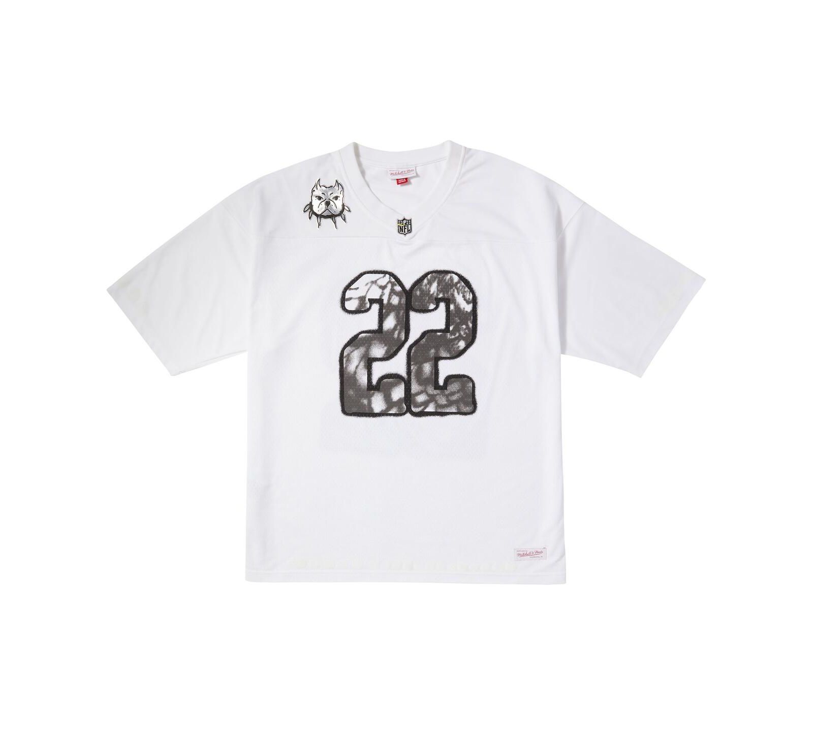 Мужская джерси Mitchell & Ness White NFL Por La Cultura x CHITO Limited Edition