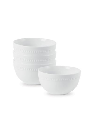 Fitz and Floyd Everyday Whiteware набор из 4 мисок для супа и хлопьев
