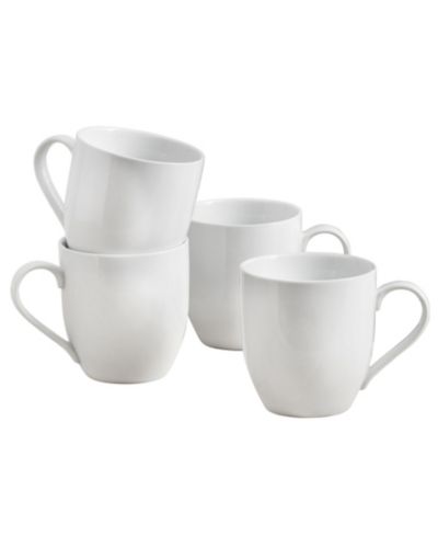 Комплект кружек Fitz and Floyd Everyday Whiteware Coupe, 4 шт.