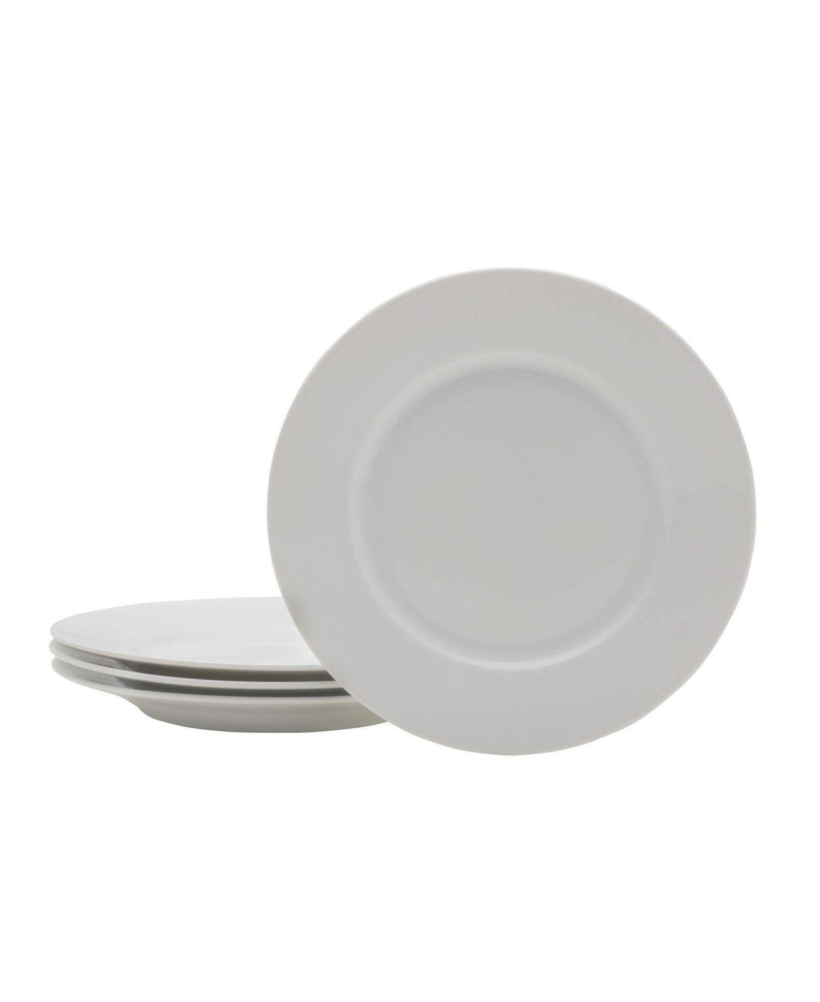 Набор из 4 тарелок для салата Fitz and Floyd Everyday Whiteware Classic Rim