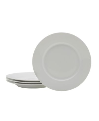 Набор из 4 тарелок для салата Fitz and Floyd Everyday Whiteware Classic Rim