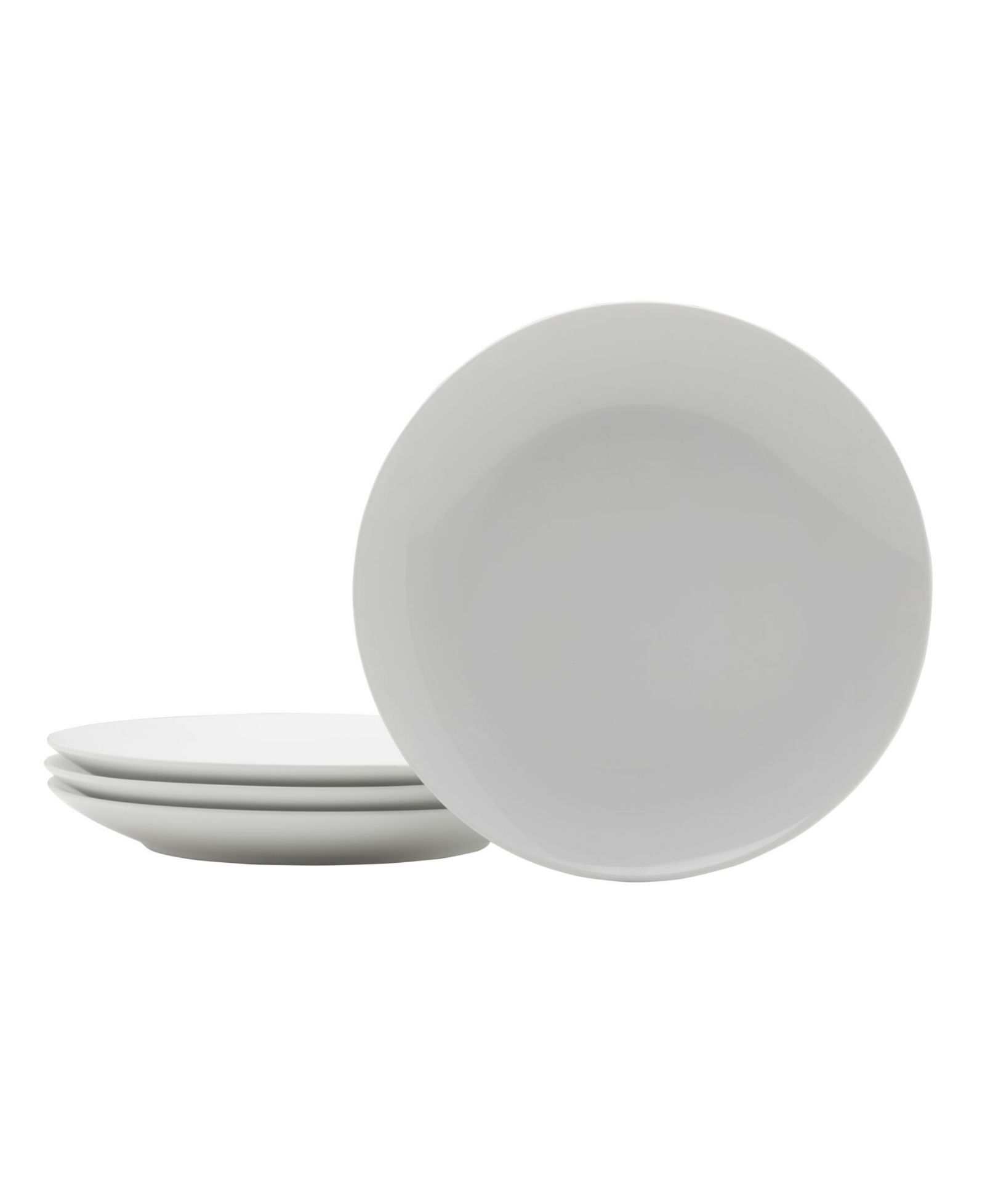 Набор салатных тарелок Fitz and Floyd Everyday Whiteware Coupe Rim 4 шт.