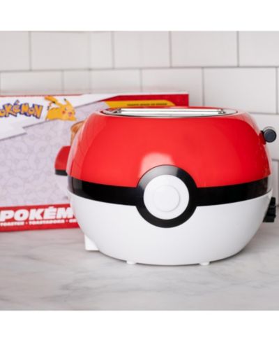 Тостер Uncanny Brands Pokemon Pokeball Halo – поджаривает Pokeball на вашем хлебе