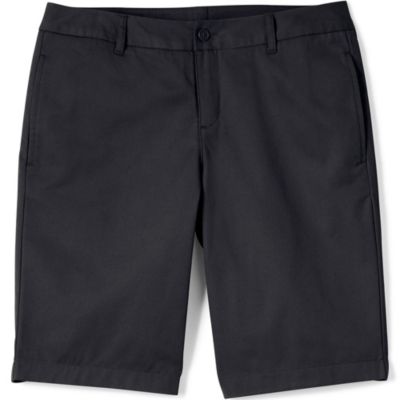 Lands' End Женские однотонные чинос-шорты