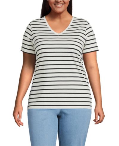 Ivory/black breton stripe