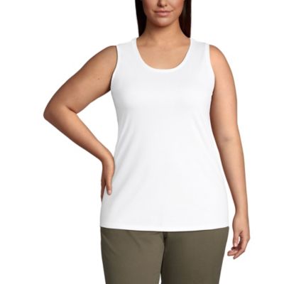 Lands' End туника из хлопка Supima для Plus Size