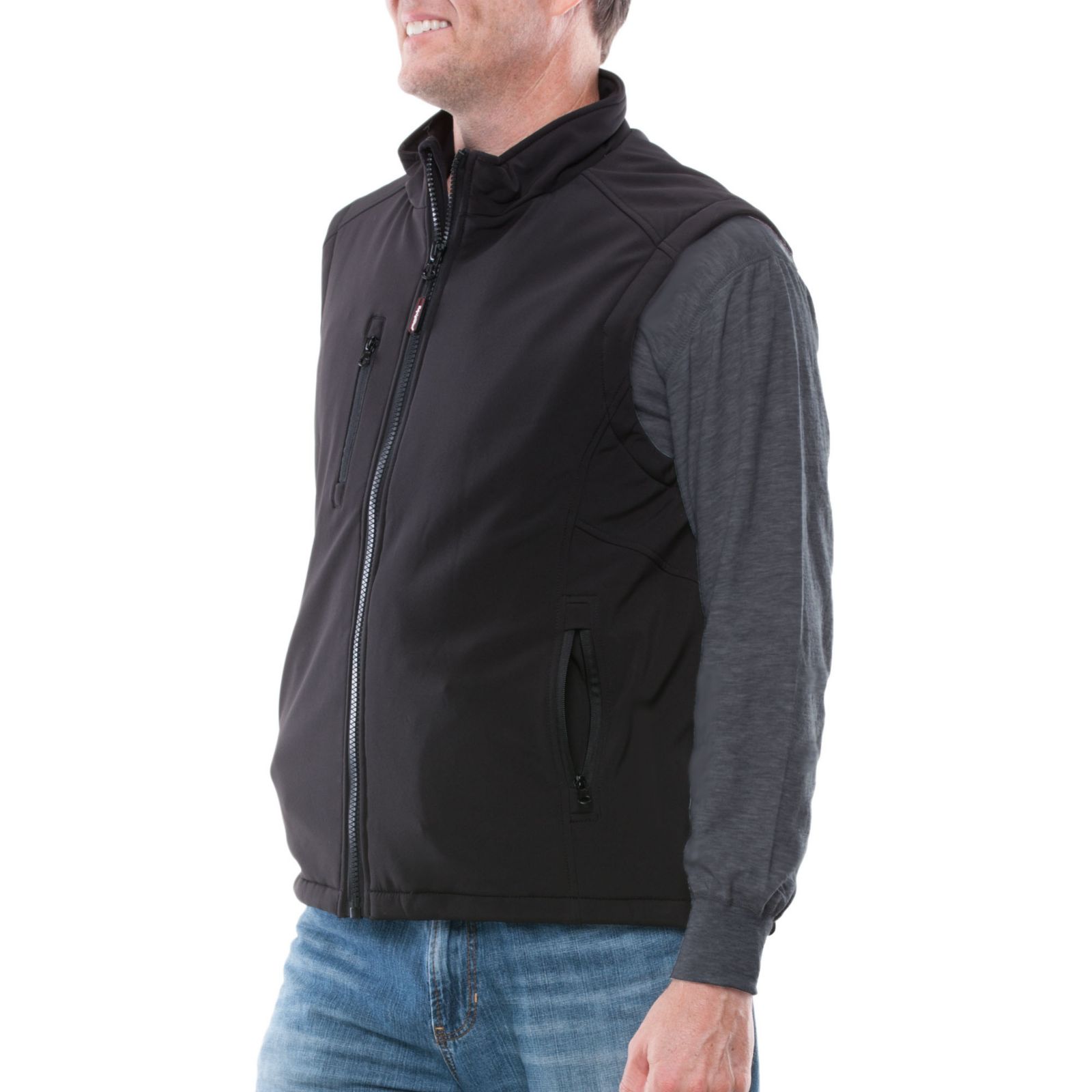 RefrigiWear Men's Insulated Softshell Vest