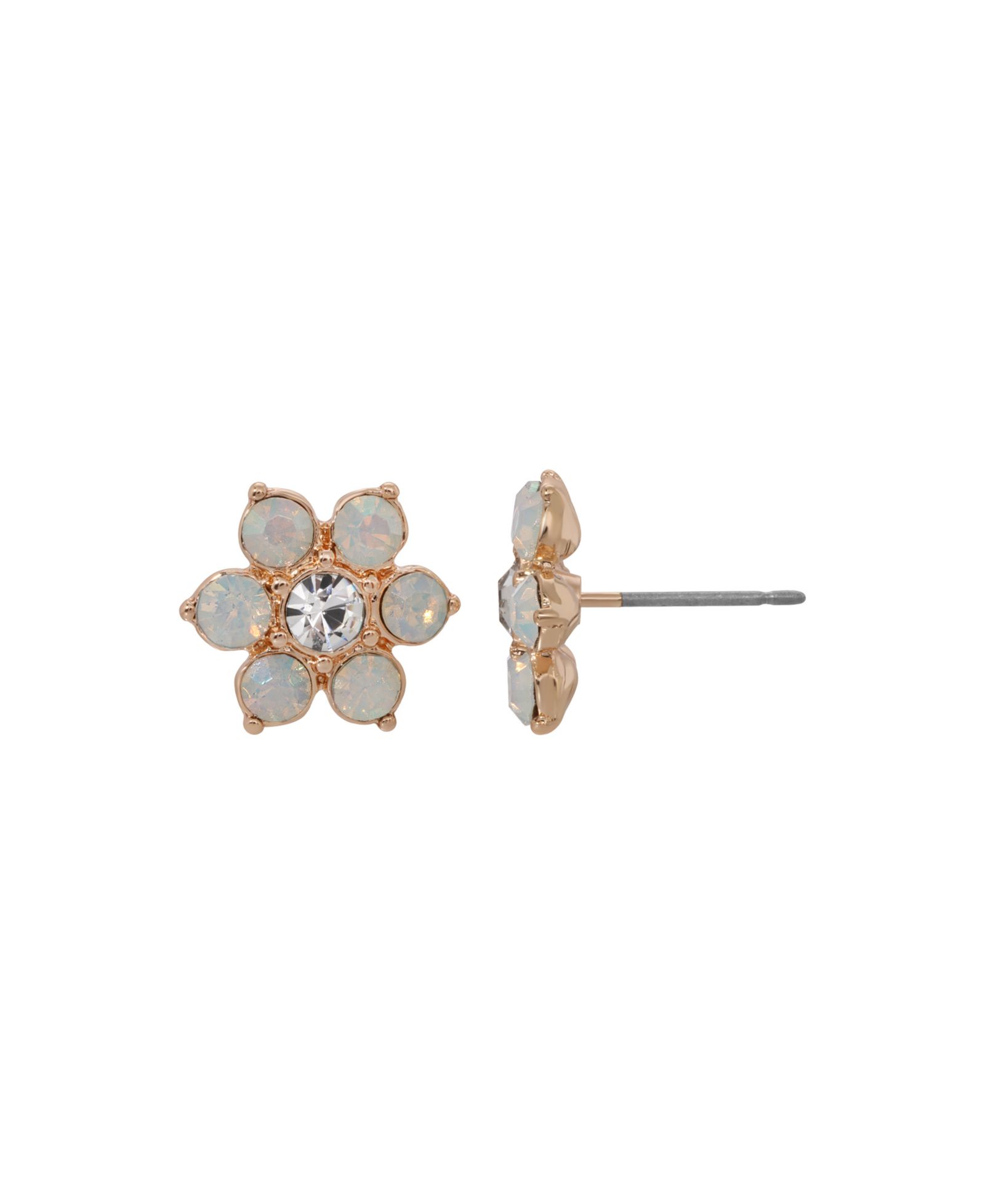 2028 Crystal Flower Stud Earring