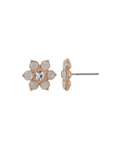 Серьги-гвоздики 2028 Crystal Flower