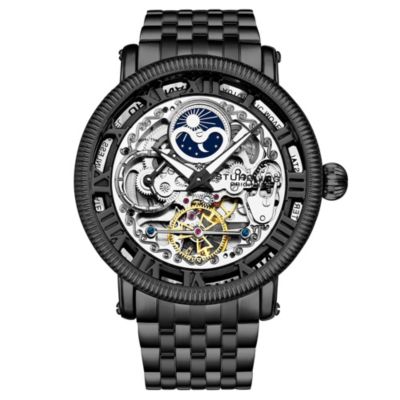 Stuhrling Original Model 3922 Мужские скелетоновые автоматические часы из нержавеющей стали