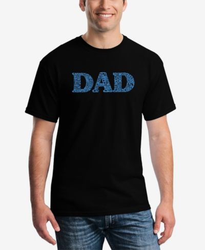 Мужская футболка LA Pop Art Dad Word Art Short Sleeve