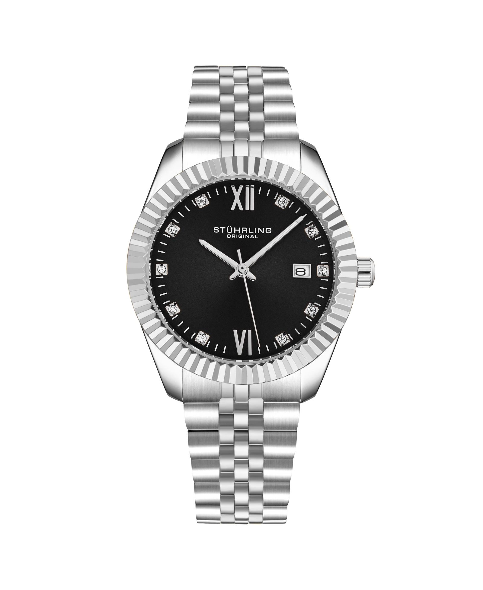 Женские часы Stuhrling Symphony Silver-tone Stainless Steel, 45mm