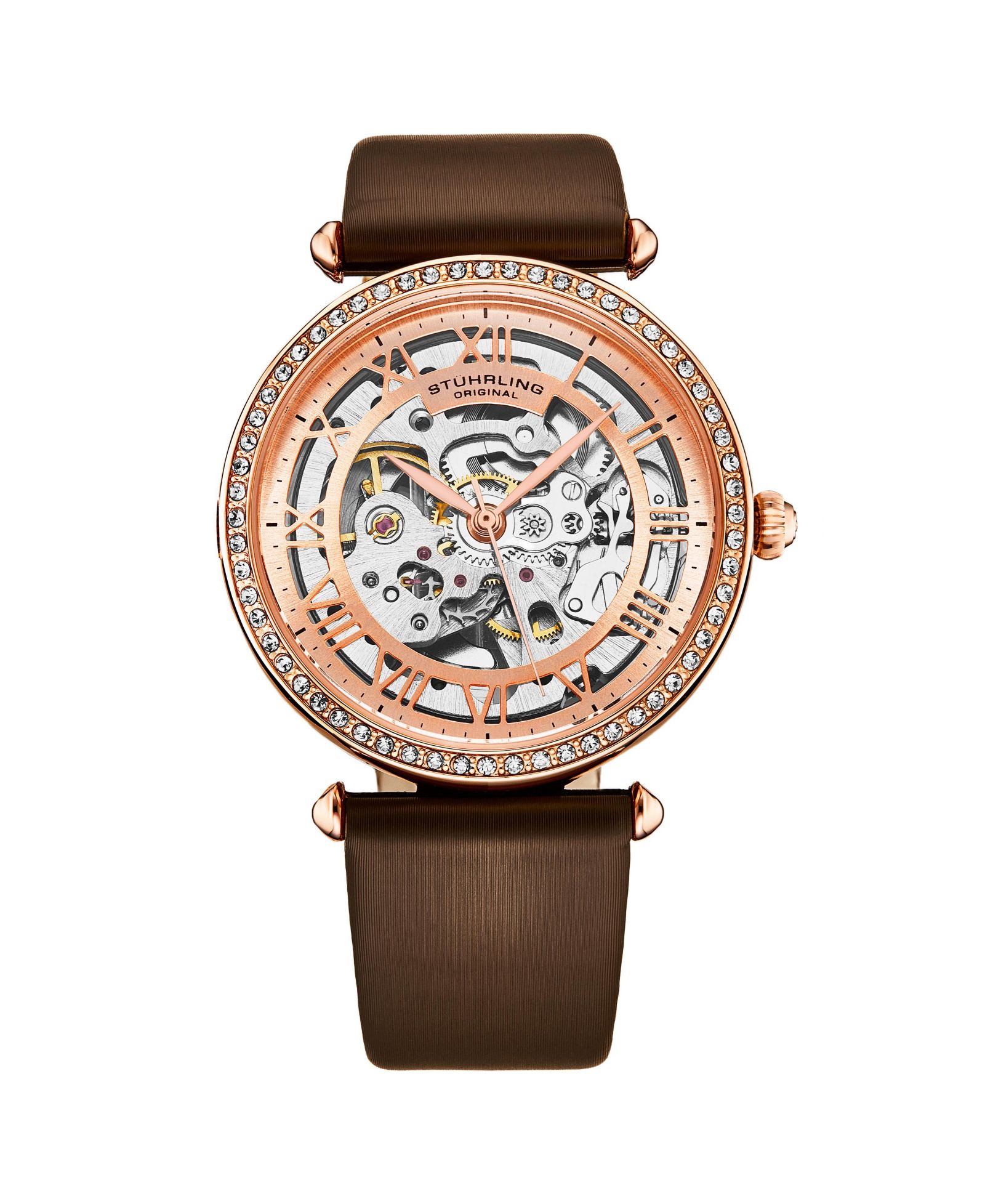Stuhrling Женские часы с кожаным ремешком, 45mm