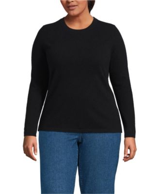 Lands' End Plus Size Cashmere Sweater