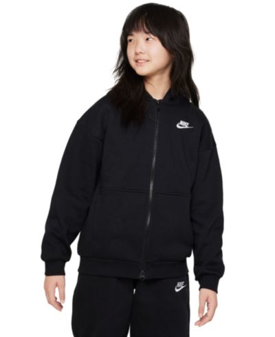 Nike Sportswear худи Nike Sportswear с полной молнией и оверсайз кроем для девочек