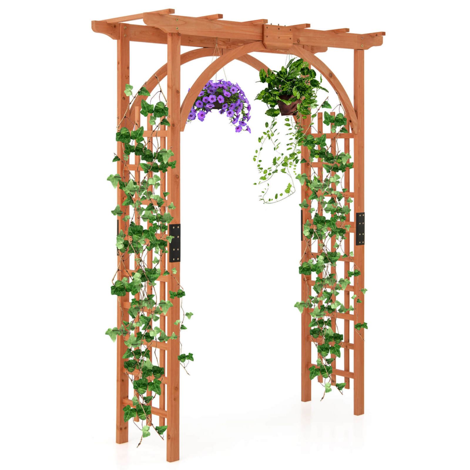 Premium Outdoor деревянная арка-пергола из ели для сада и декора