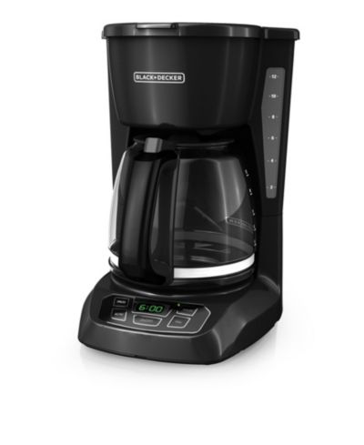 Black & Decker программируемая стеклянная кофеварка на 12 чашек