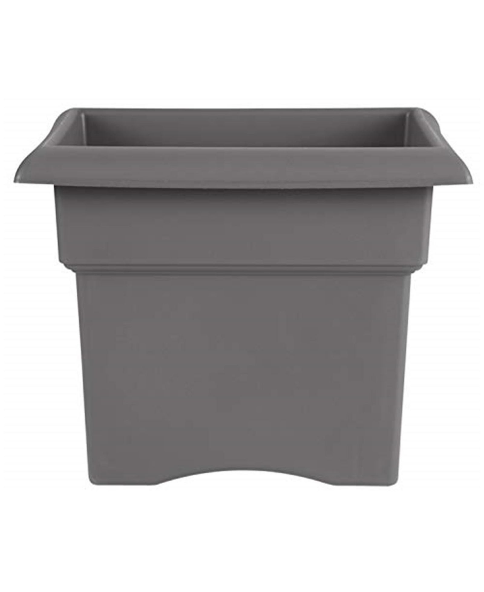 Кашпо Bloem Veranda Deck Box Planter Square VER18908 Charcoal Gray 18"