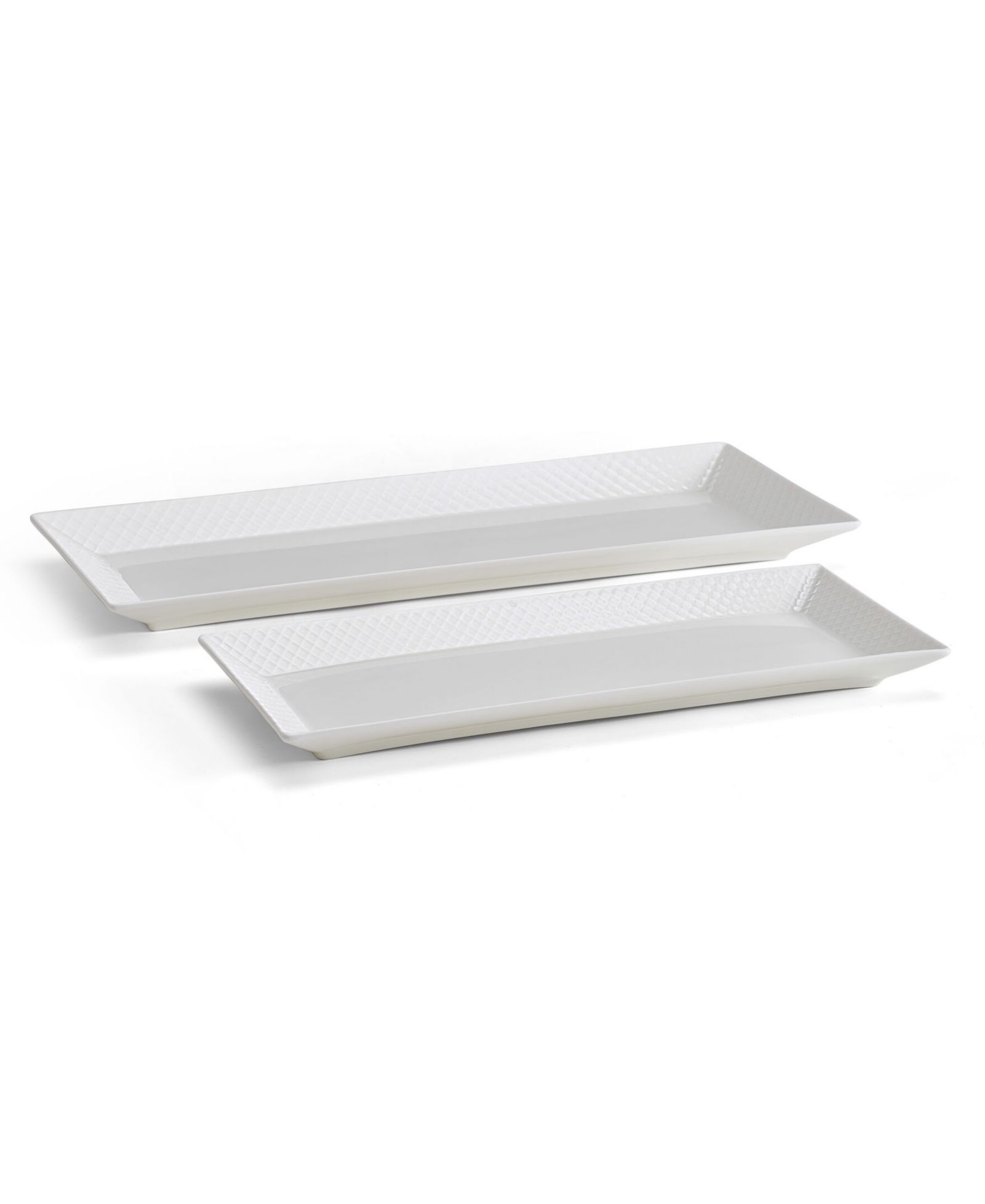 Mikasa Trellis Bone China Bread Tray, Set of 2